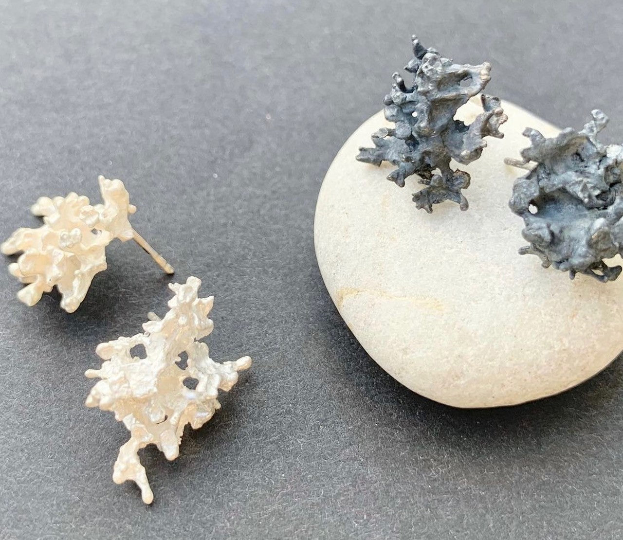 Coral earrings