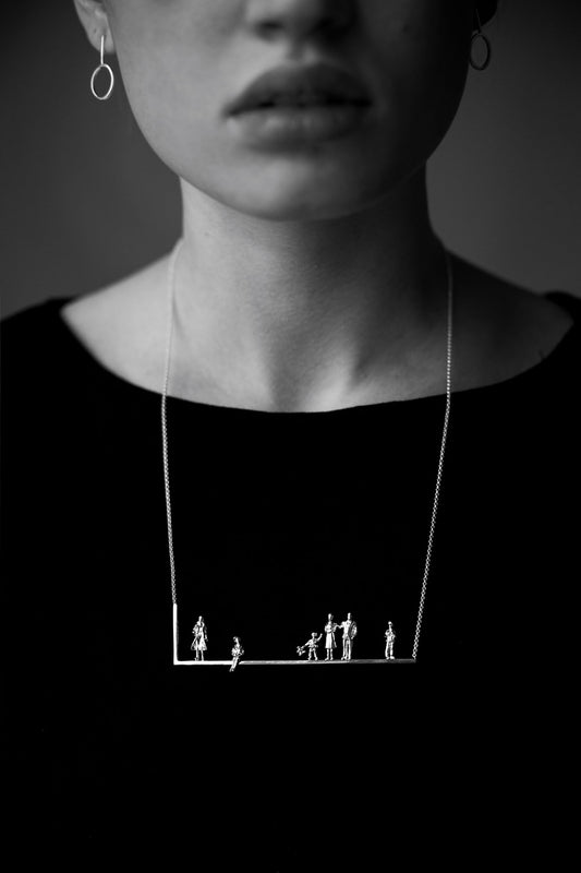 Bus stop necklace